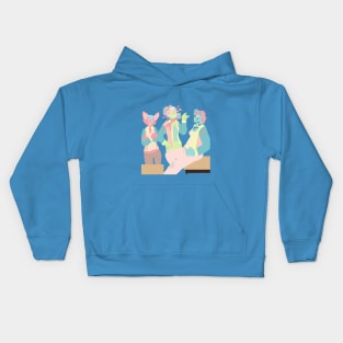 Pastel Monster Girl Gang Kids Hoodie